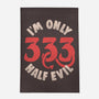 I'm Only 333 Half Evil-None-Indoor-Rug-koalastudio