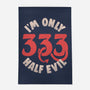 I'm Only 333 Half Evil-None-Indoor-Rug-koalastudio