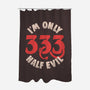 I'm Only 333 Half Evil-None-Polyester-Shower Curtain-koalastudio