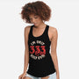 I'm Only 333 Half Evil-Womens-Racerback-Tank-koalastudio