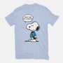 Dogtor Leonard McSnoop-Womens-Basic-Tee-DrMonekers