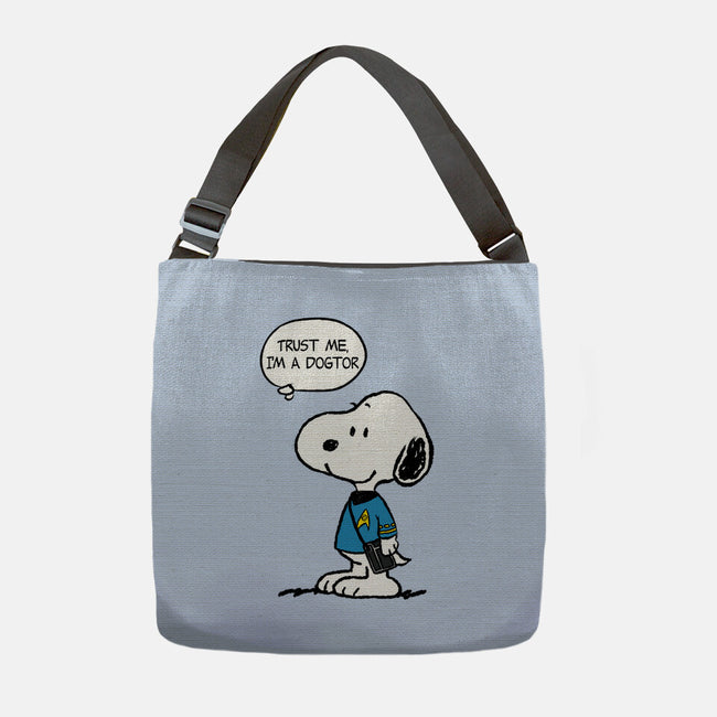 Dogtor Leonard McSnoop-None-Adjustable Tote-Bag-DrMonekers