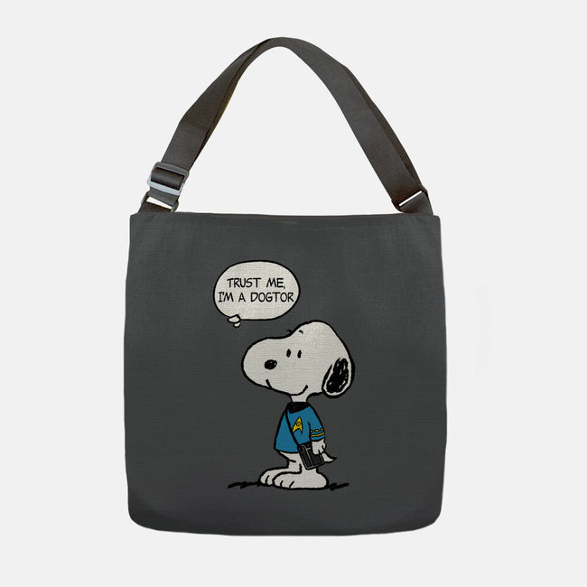 Dogtor Leonard McSnoop-None-Adjustable Tote-Bag-DrMonekers