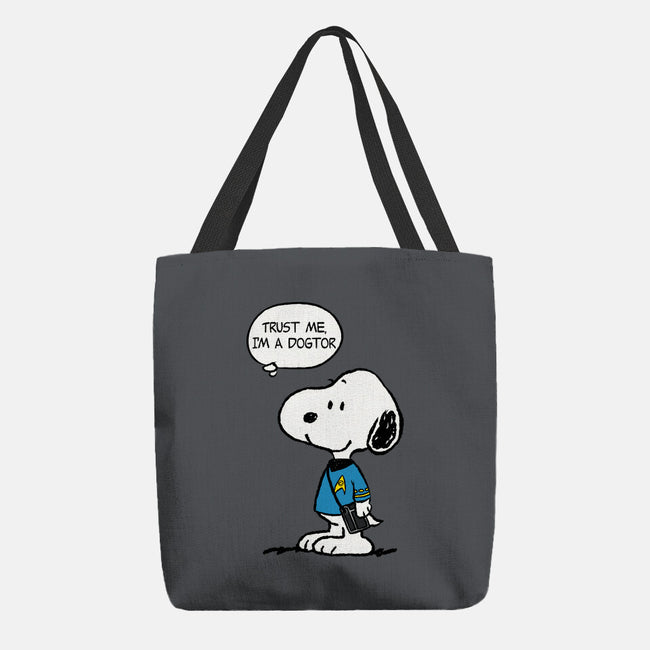 Dogtor Leonard McSnoop-None-Basic Tote-Bag-DrMonekers