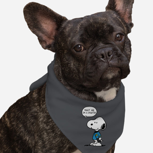 Dogtor Leonard McSnoop-Dog-Bandana-Pet Collar-DrMonekers