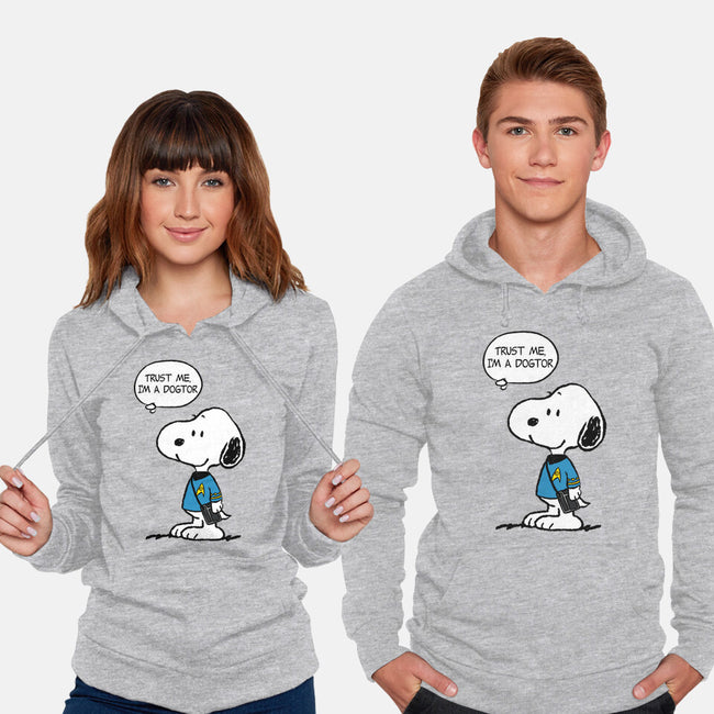 Dogtor Leonard McSnoop-Unisex-Pullover-Sweatshirt-DrMonekers