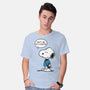 Dogtor Leonard McSnoop-Mens-Basic-Tee-DrMonekers