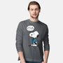 Dogtor Leonard McSnoop-Mens-Long Sleeved-Tee-DrMonekers