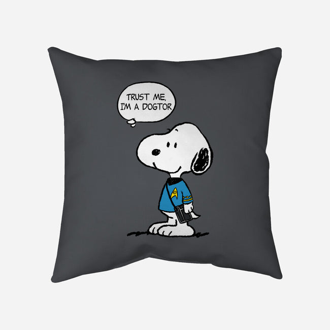 Dogtor Leonard McSnoop-None-Non-Removable Cover w Insert-Throw Pillow-DrMonekers