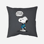 Dogtor Leonard McSnoop-None-Removable Cover-Throw Pillow-DrMonekers