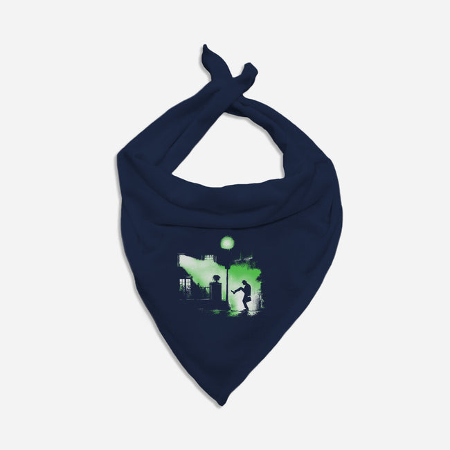 The Exorcist Of Silly Walks-Dog-Bandana-Pet Collar-zascanauta