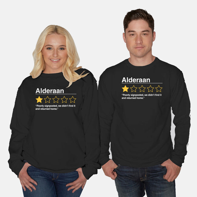 Alderaan Review-Unisex-Crew Neck-Sweatshirt-Tronyx79