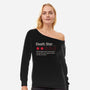 Death Star Review-Womens-Off Shoulder-Sweatshirt-Tronyx79