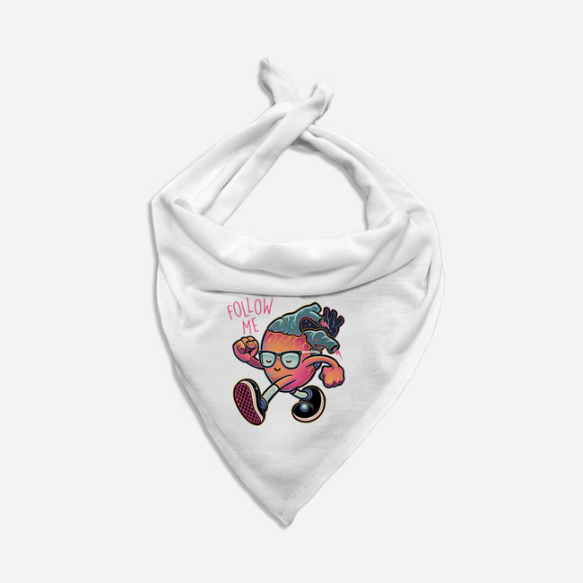 Follow Your Heart-Cat-Bandana-Pet Collar-glitchygorilla