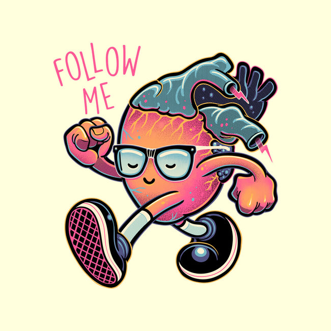 Follow Your Heart-None-Drawstring-Bag-glitchygorilla