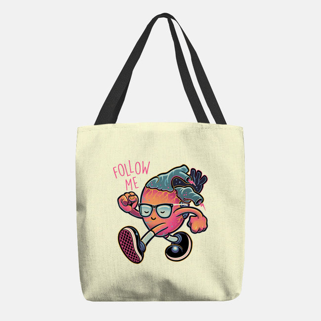 Follow Your Heart-None-Basic Tote-Bag-glitchygorilla