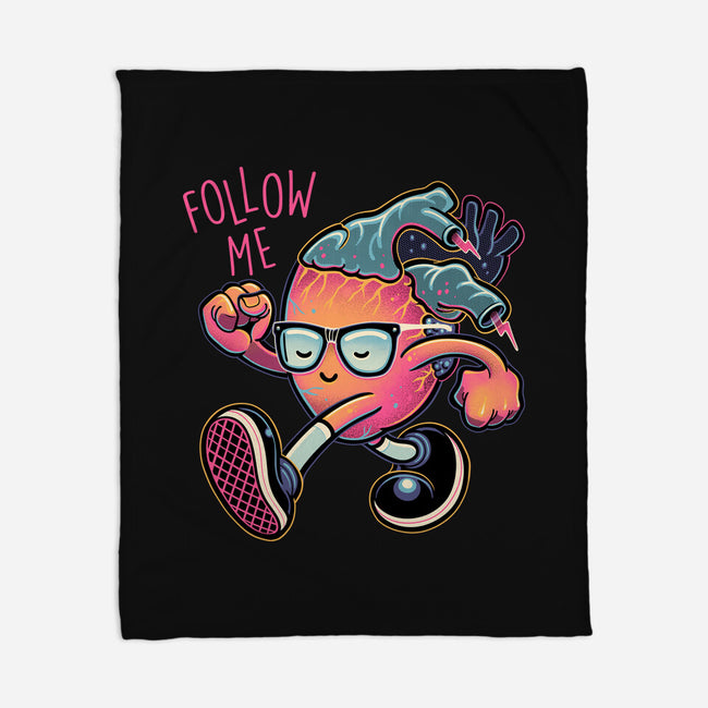 Follow Your Heart-None-Fleece-Blanket-glitchygorilla