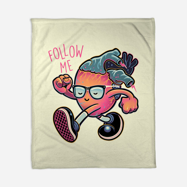 Follow Your Heart-None-Fleece-Blanket-glitchygorilla