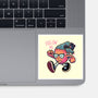 Follow Your Heart-None-Glossy-Sticker-glitchygorilla