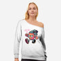 Follow Your Heart-Womens-Off Shoulder-Sweatshirt-glitchygorilla