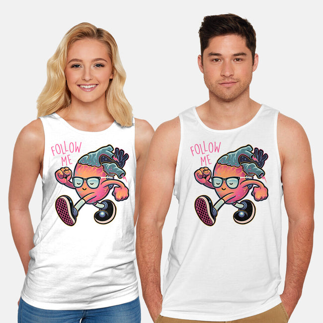 Follow Your Heart-Unisex-Basic-Tank-glitchygorilla