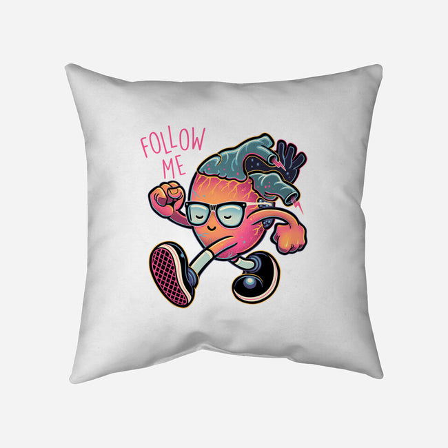 Follow Your Heart-None-Removable Cover w Insert-Throw Pillow-glitchygorilla