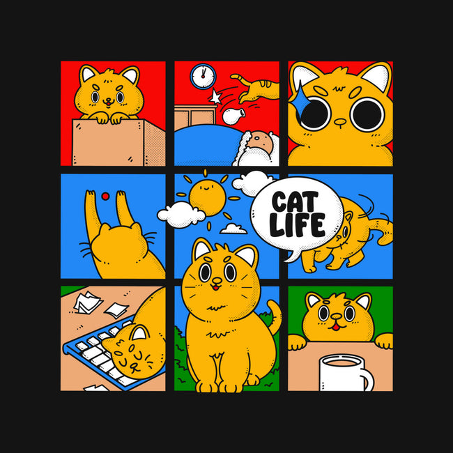 Cat Life-Mens-Basic-Tee-Tri haryadi