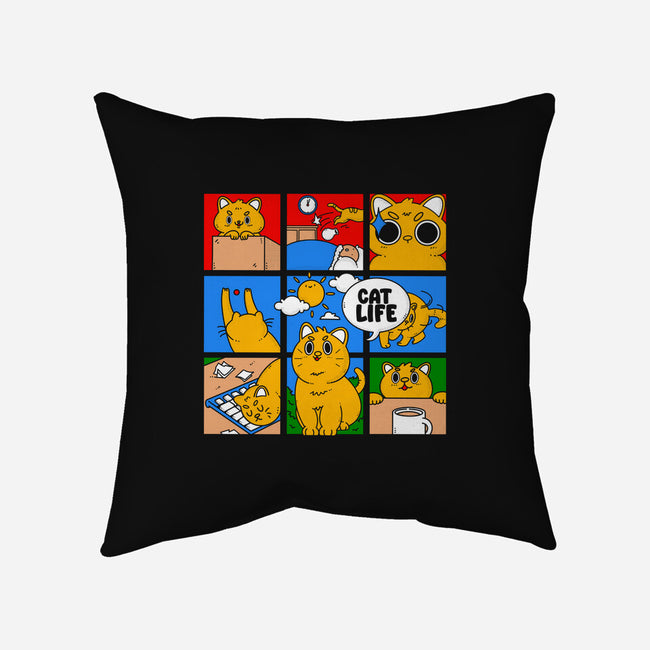 Cat Life-None-Removable Cover w Insert-Throw Pillow-Tri haryadi