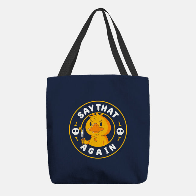 Say That Again-None-Basic Tote-Bag-Tri haryadi