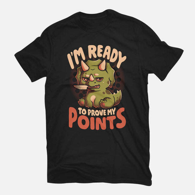 Ready To Prove My Points-Womens-Fitted-Tee-eduely