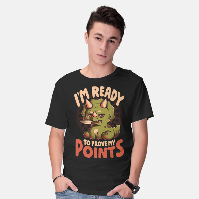 Ready To Prove My Points-Mens-Basic-Tee-eduely