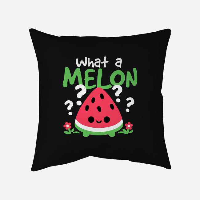 What A Melon-None-Non-Removable Cover w Insert-Throw Pillow-NemiMakeit