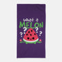 What A Melon-None-Beach-Towel-NemiMakeit