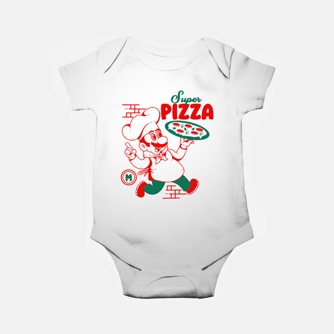 Super Pizza-Baby-Basic-Onesie-Tri haryadi