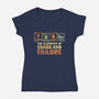 The Elements Of Chaos And Failure-Womens-V-Neck-Tee-kg07