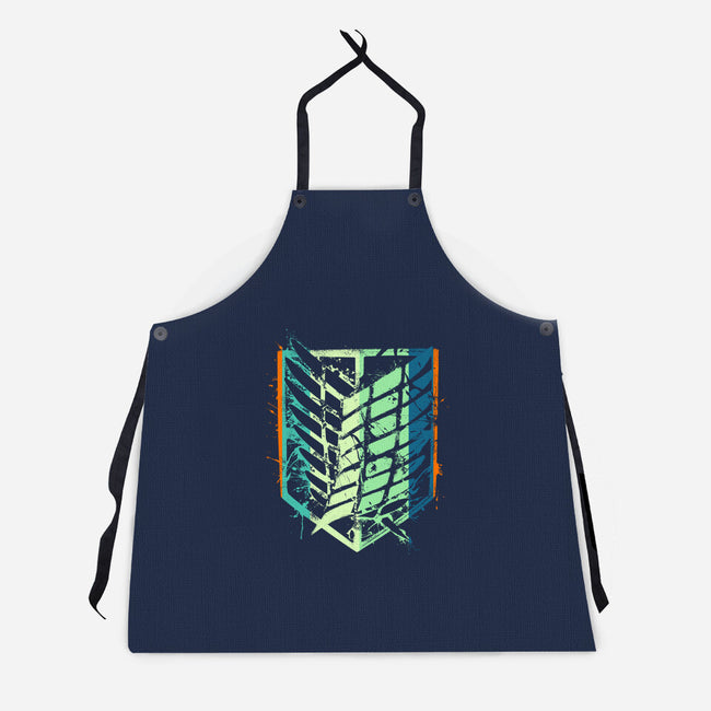 The Scouts Vintage-Unisex-Kitchen-Apron-rocketman_art