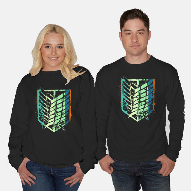 The Scouts Vintage-Unisex-Crew Neck-Sweatshirt-rocketman_art