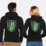 The Scouts Vintage-Unisex-Zip-Up-Sweatshirt-rocketman_art