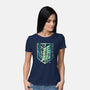 The Scouts Vintage-Womens-Basic-Tee-rocketman_art