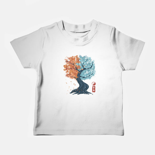 Yin Yang Tree-Baby-Basic-Tee-IKILO