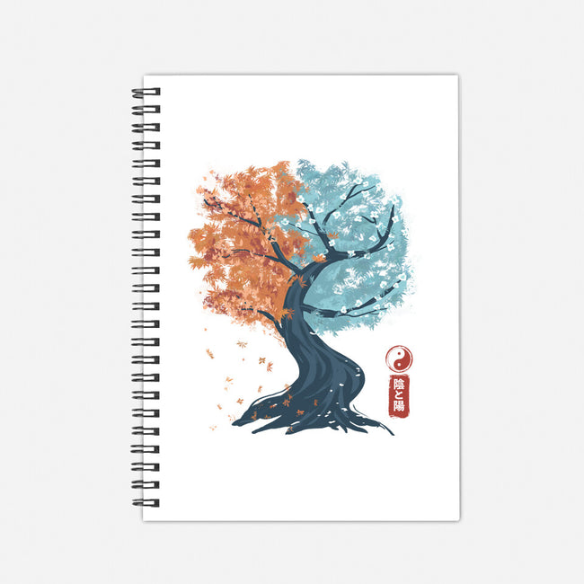 Yin Yang Tree-None-Dot Grid-Notebook-IKILO