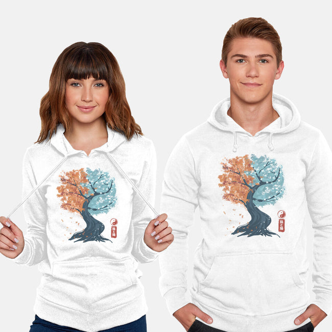 Yin Yang Tree-Unisex-Pullover-Sweatshirt-IKILO