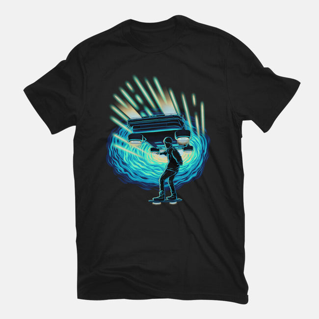 Time Surfing-Womens-Fitted-Tee-rmatix