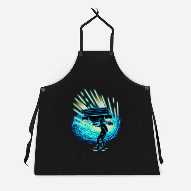 Time Surfing-Unisex-Kitchen-Apron-rmatix