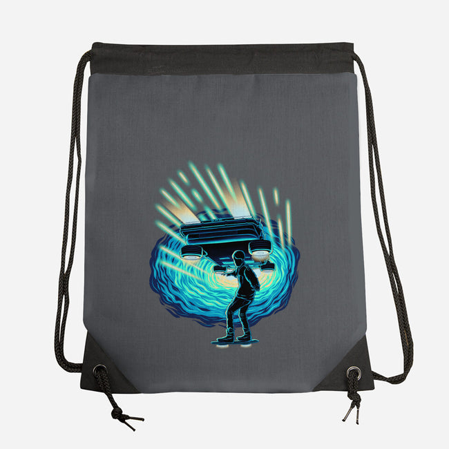 Time Surfing-None-Drawstring-Bag-rmatix