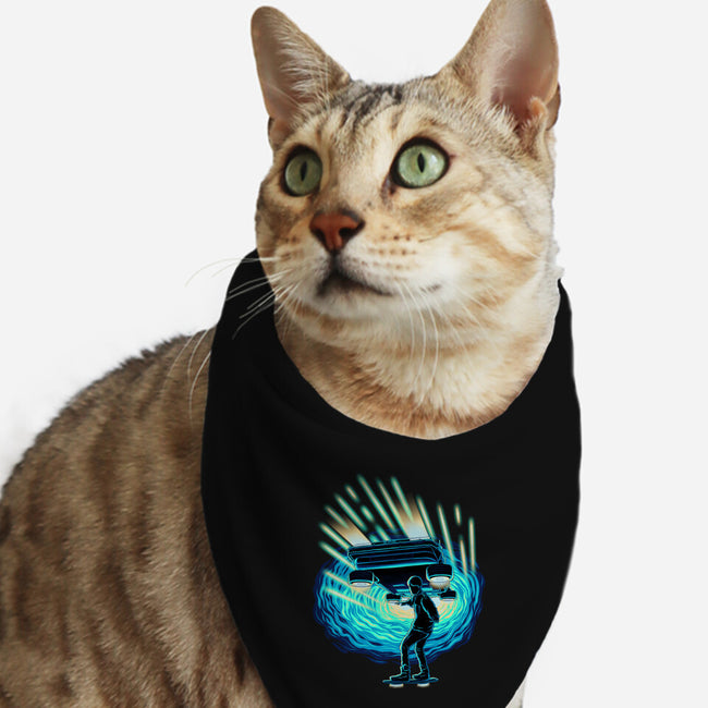 Time Surfing-Cat-Bandana-Pet Collar-rmatix