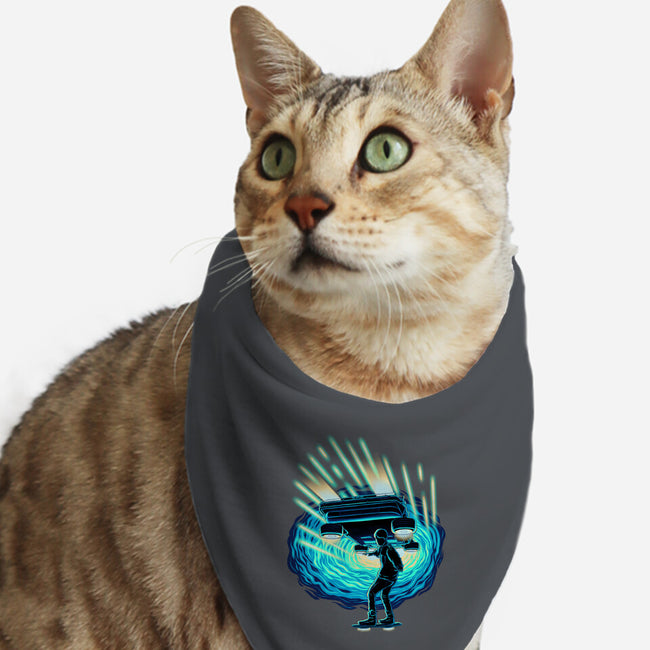 Time Surfing-Cat-Bandana-Pet Collar-rmatix