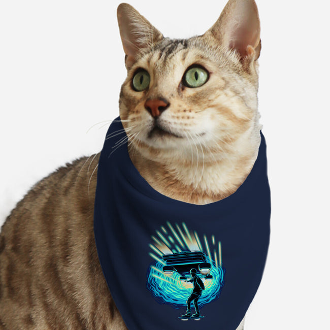 Time Surfing-Cat-Bandana-Pet Collar-rmatix