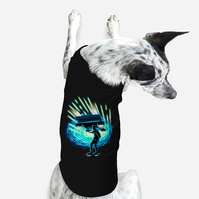 Time Surfing-Dog-Basic-Pet Tank-rmatix