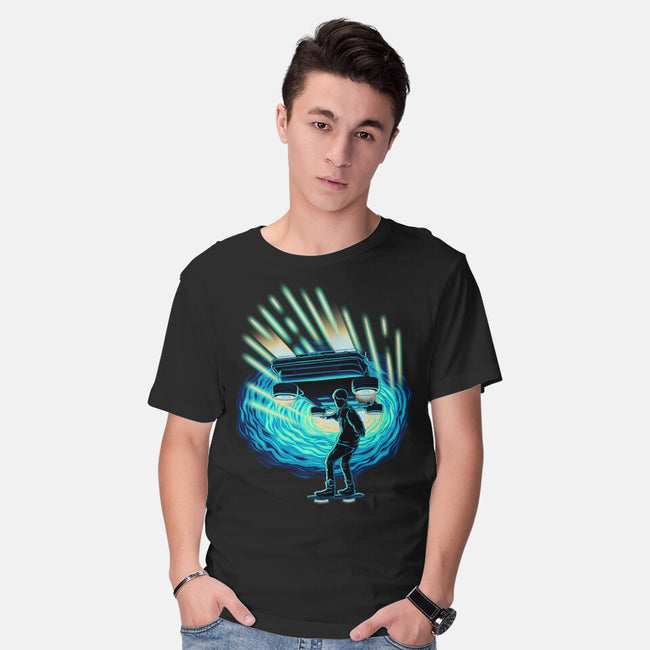 Time Surfing-Mens-Basic-Tee-rmatix